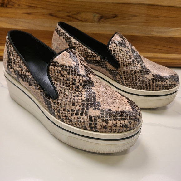 Stella McCartney Binx Python Slip-On Platform Shoes Size 36 - Picture 16 of 16